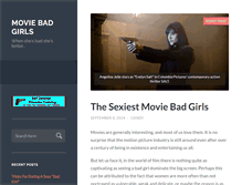Tablet Screenshot of moviebadgirls.com